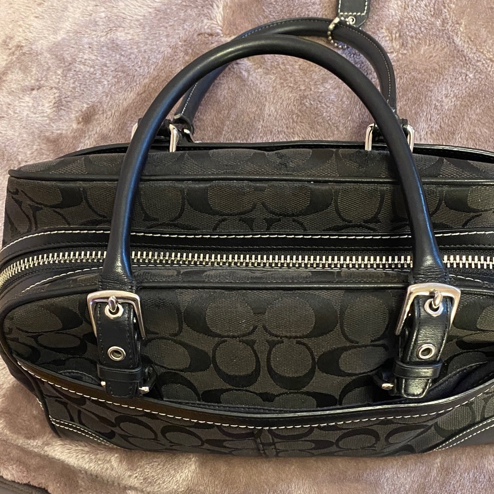 Coach Black Satchel - Picture 7 of 13